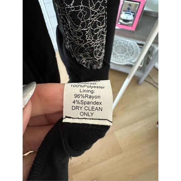 Bailey 44 Dominique Dress Women’s S black NWT Whimsygoth Fairygoth Witchy‎ - Picture 12 of 13